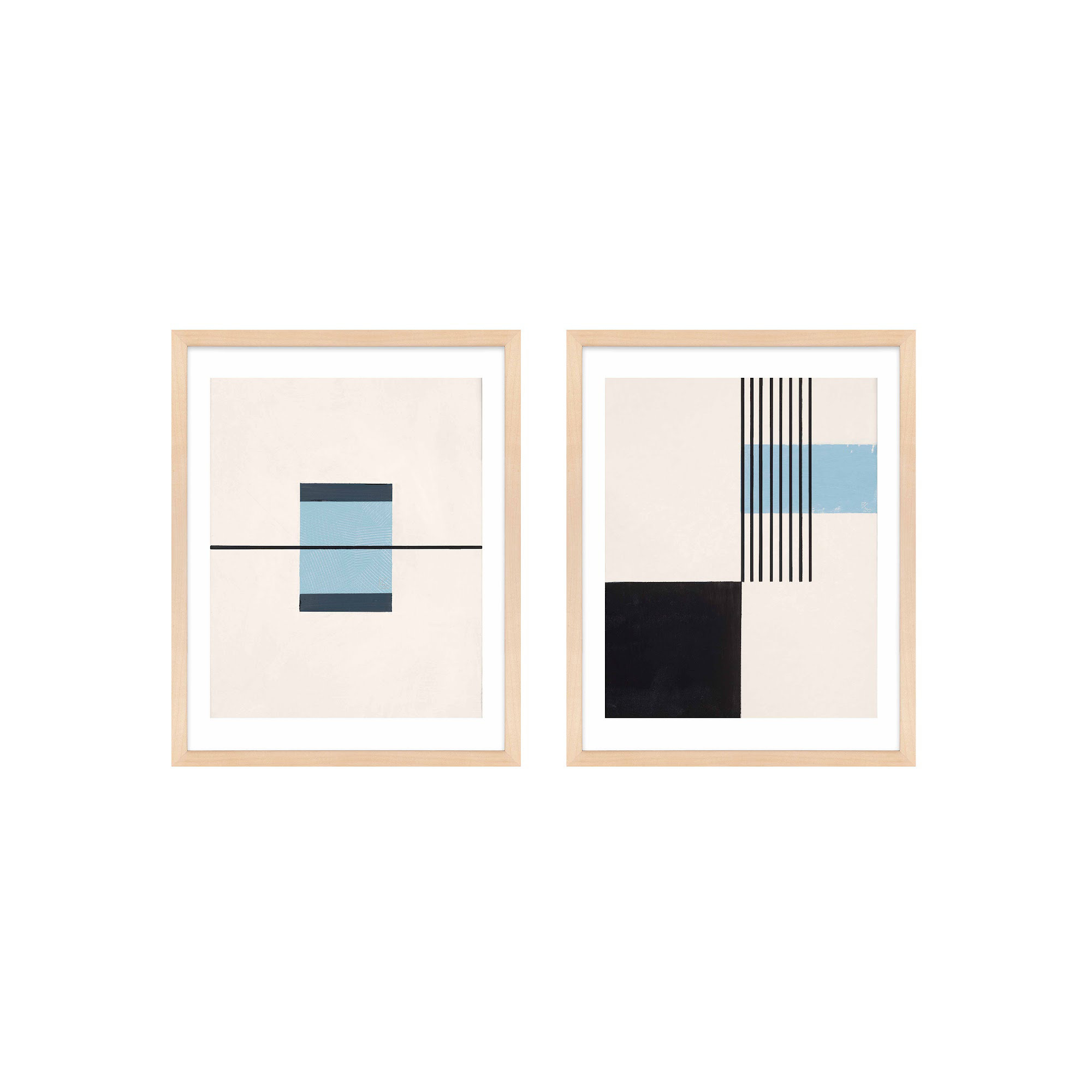Black And Blue by Robert Kamnatnik, Maple, 25" H x 20" W x 1.25" D