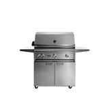 3-Burner Convertible Gas Grill with Rotisserie