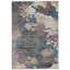 Tapis en chenille de coton pastel gris mauve et pastel Lacasa-2096813207