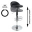 Tabouret de bar rotatif à hauteur ajustable Temelec-311600829