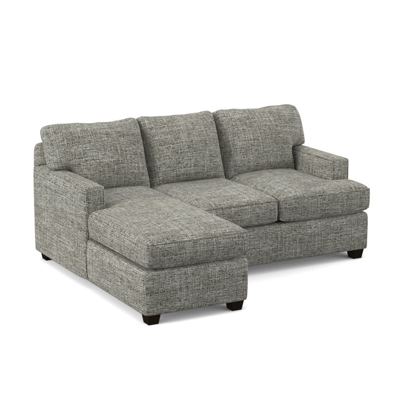 Canapé modulaire réversible avec repose-pieds de 80,5 po de largeur, Hybride, Quartz Archetype
