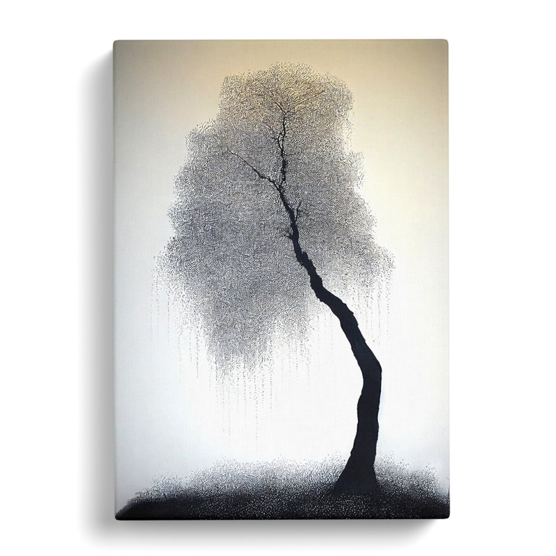 CAN-V0523-2848X Weeping Willow Tree Art Vol.1 - Wrapped Canvas Print, 50cm H x 35cm W