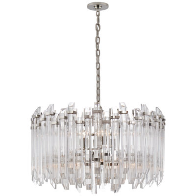 Suzanne Kasler Adele Large Wide Drum Chandelier