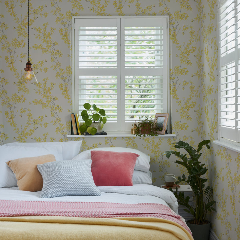 Laura Ashley Forsythia Wallpaper Roll, Sunshine