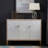Modern Gray Solid Wood Sideboard-357968534