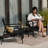 Byren Metal Round Patio Bistro Set