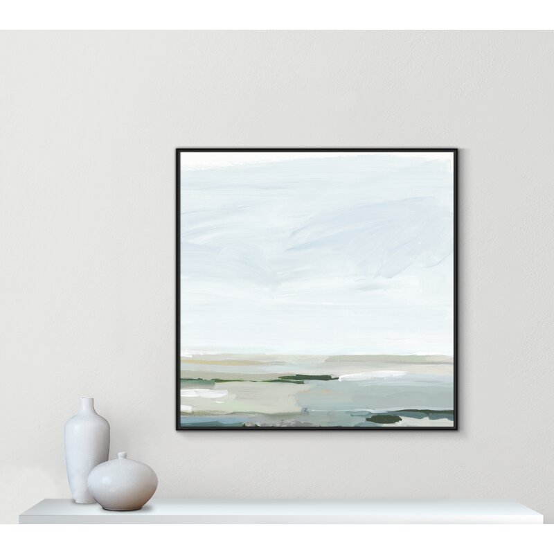 Joss & Main Pure Stillness Framed On Canvas Painting & Reviews | Wayfair