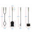 Odriscoll Iron Fireplace Tool Set-536413950
