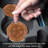 Leather Lonestar 2 Pack Stone Car Coasters