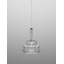 Novecento Suspension M Crystal Striped Glass Glossy Chrome E26 Ul-990588441-990588442-990588443