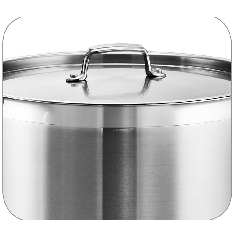 Tramontina 24-Quart Stainless Steel Covered Stock Pot