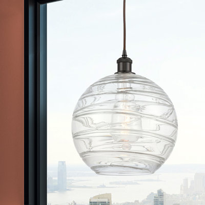 Luminaire suspendu en forme de globe à 1 lumière Mott