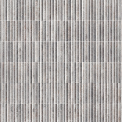 Rubik 5-7/8"x11-3/4" Fluted Ceramic Wall Tile