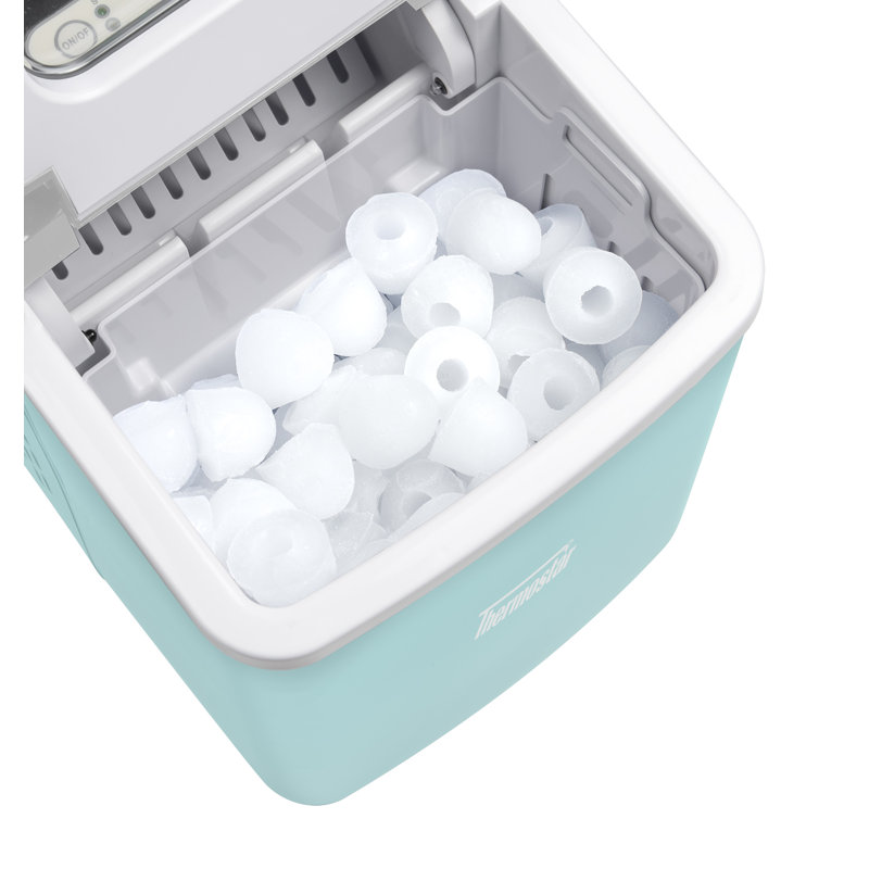 Aqua Portable Countertop Ice Maker with Self-Cleaning Function