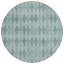 Tapis d'intérieur rond 8 pi à motif géométrique lavable antidérapant bleu sarcelle