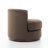 Arabella Upholstered Fabric Swivel Solid Wood Barrel Chair-1159568496