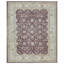Ziegler Wool Oriental Area Rug in Plum/Light Yellow/Beige