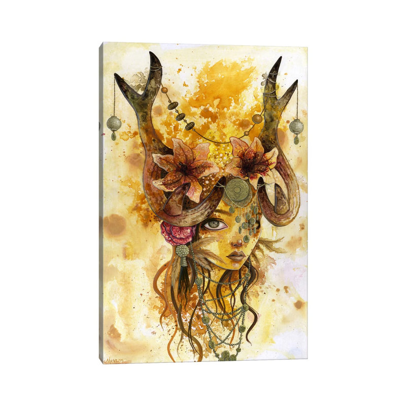 Autumn's Sun 1 Piece Wrapped Canvas Painting, 101.6 cm H x 66.04 cm W x 1.91 cm D