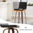Upholstered  Swivel Counter & Bar Stool-710368775-710368774