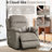36.61'' Wide Modern Ergonomic Electric Power Recliner Chair With Remote Control, Easy-To-Clean Legs For Living Room (Set Of 2)-805507008