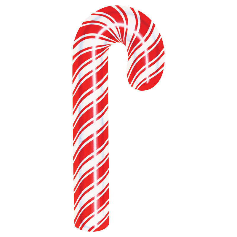 Découpe de Noël canne de bonbon