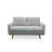 58'' Chenille Square Arm Sofa Loveseat-1909987611