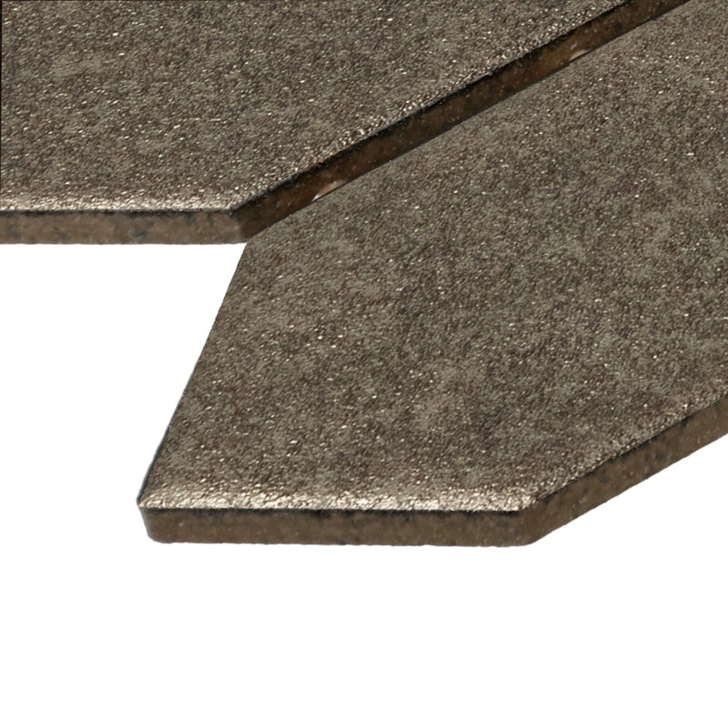 Carrelage mosaïque 2 x 5 Itona Tile (12 pièces par carton) (8,76 pieds carrés par carton), Ambiance métallique
