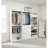 Prosper White Freestanding Walk In Wood Closet System