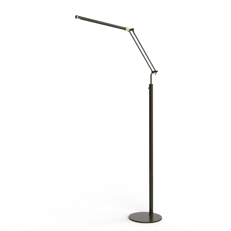 Lampe de travail à del sur pied 47" high powered, Bronze acajou