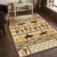Tapis beige Tribe 7 pi 10 po x 10 pi 3 po Tribes