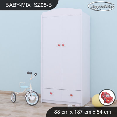 Baby 2 Door Wardrobe