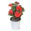 Faux Silk Peony Arrangement in Vase-708367220-708647154