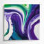 Abstrait art fluide sur toile mauve 45-1355111715