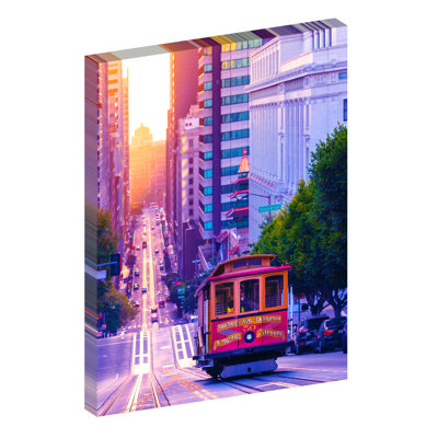 San Francisco Trolley San Francisco California  Canvas Photograph Print