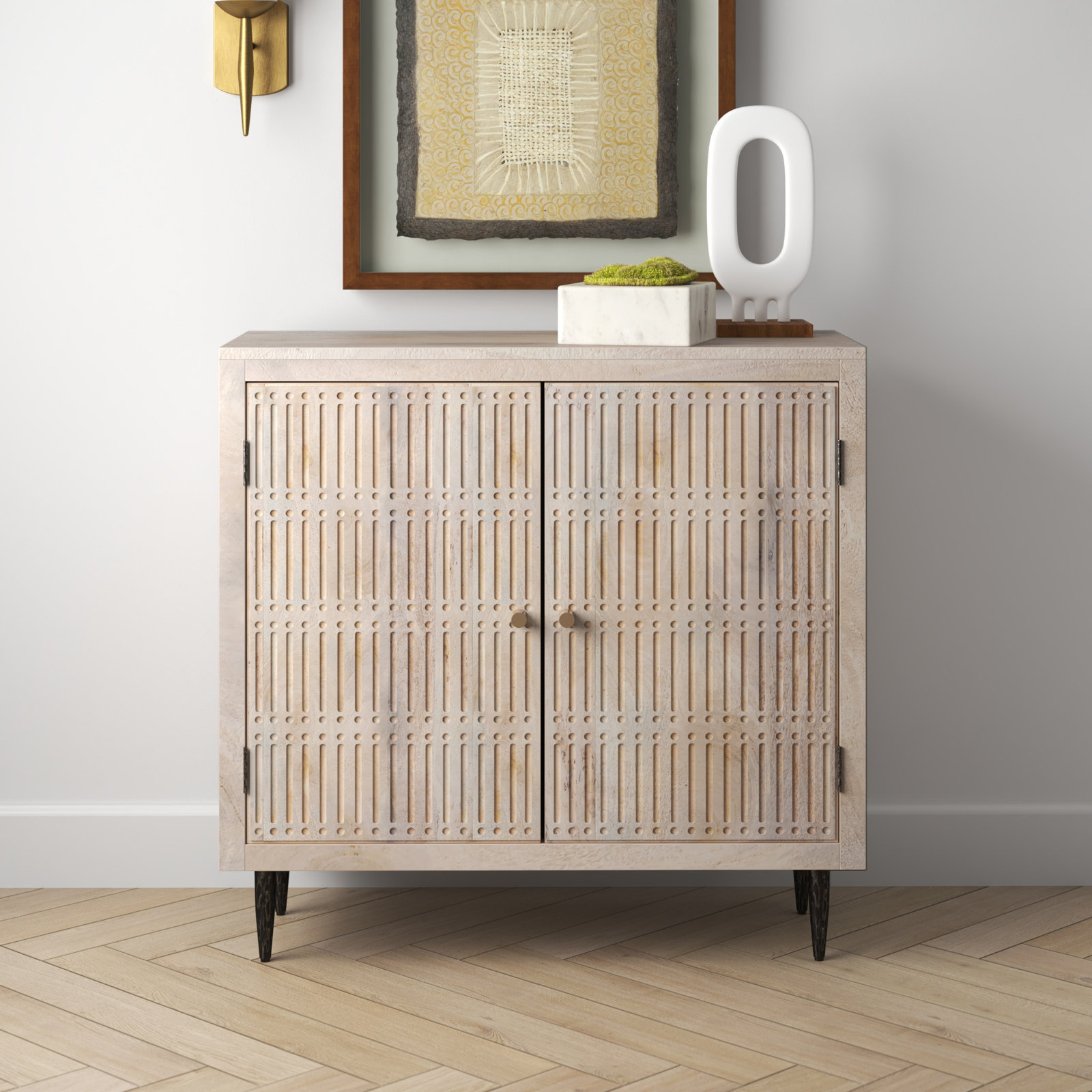 Ivona Solid Wood Accent Chest