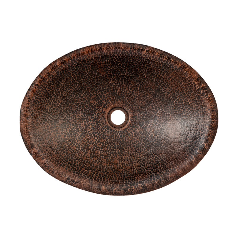 Ensemble de lavabo et de drain pour salle de bain Premier Copper Products BSP5_PVOVAL20-P