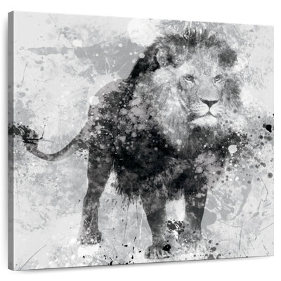 Lion décoloré