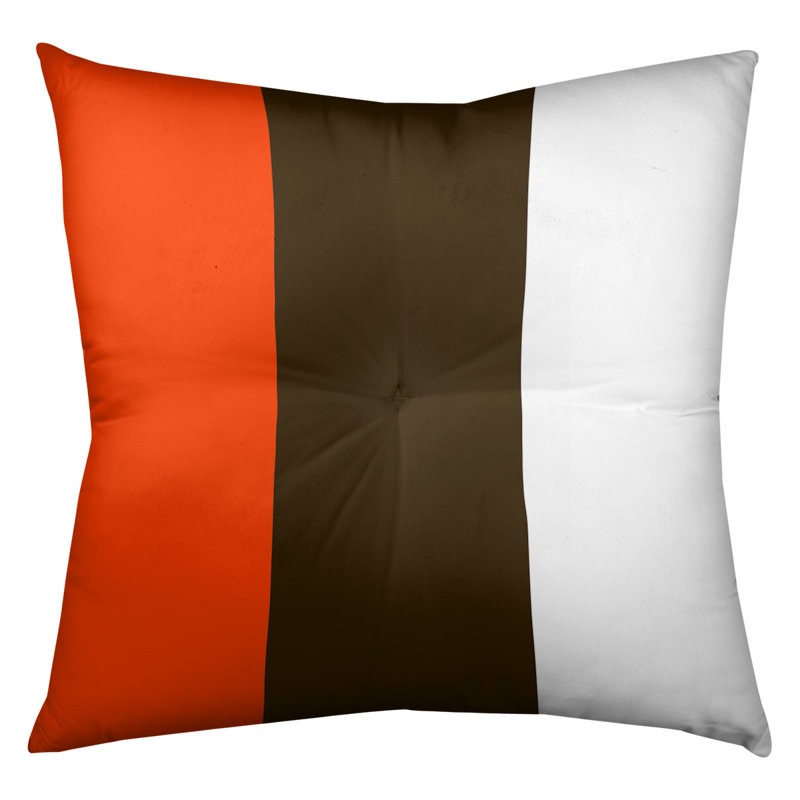 Coussin de plancher touffeté , 26 po x 26 po, Brun