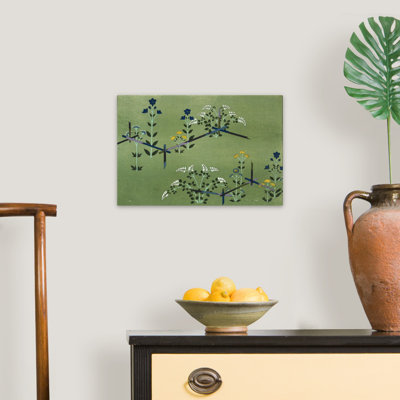 "Autumn Flowers" par Kamisaka sekka-impression d’art graphique sur toile