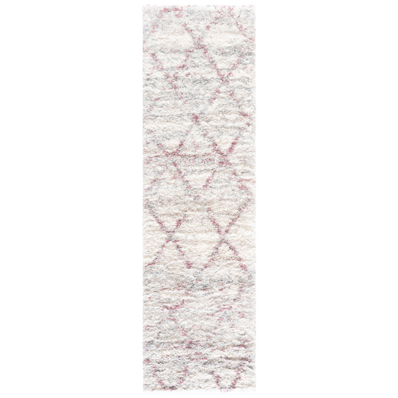 Shaylen Shag 800 Performance Geometric Rug, Runner 2'3" x 8'