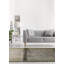 Tapis unique en laine noué à la main gris nouvel âge 4 pi 1 po x 6 pi 8 po Lavanya