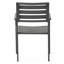 Ensemble de 2 chaises de cuisine d'extérieur en aluminium pour l'extérieur