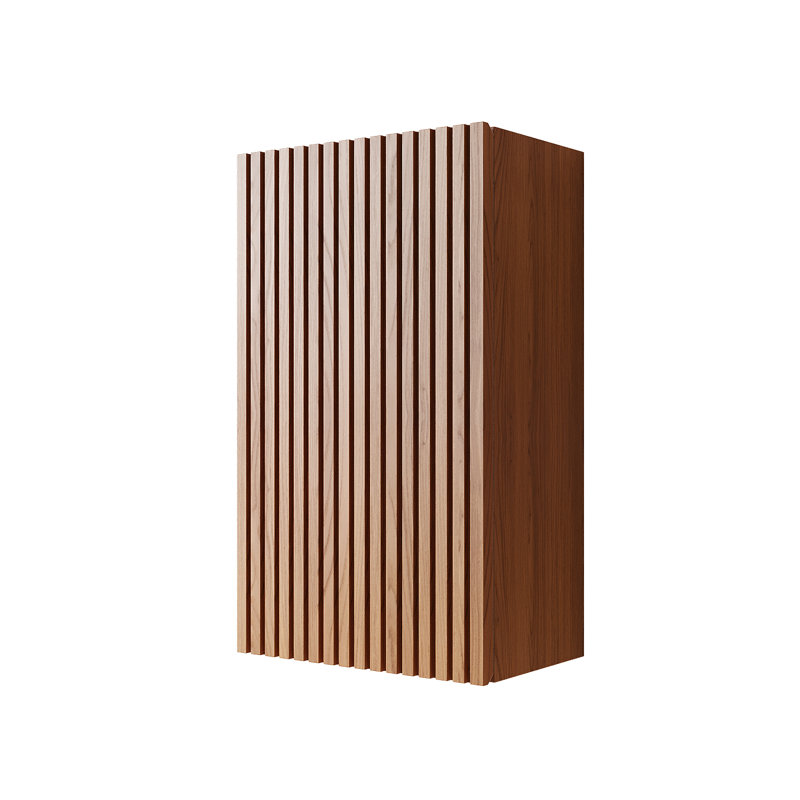 Armoire murale moderne avec résistance à l'humidité et rangement durable Aeris, Brown Oak, 1