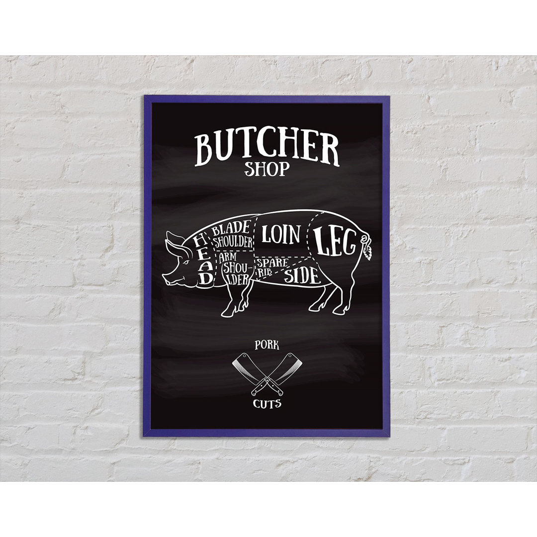 Butchers Selection 3 Gerahmter Druck Wandkunst