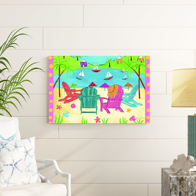 Beach Living IV, H 36 po x l 24 po x P 1,25 po