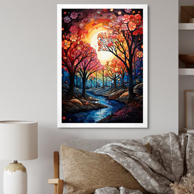 Toile mauve et rose IV sur toile