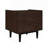 Duane 20" Fluted Nightstand In Black (1-Drawer)-1483971434