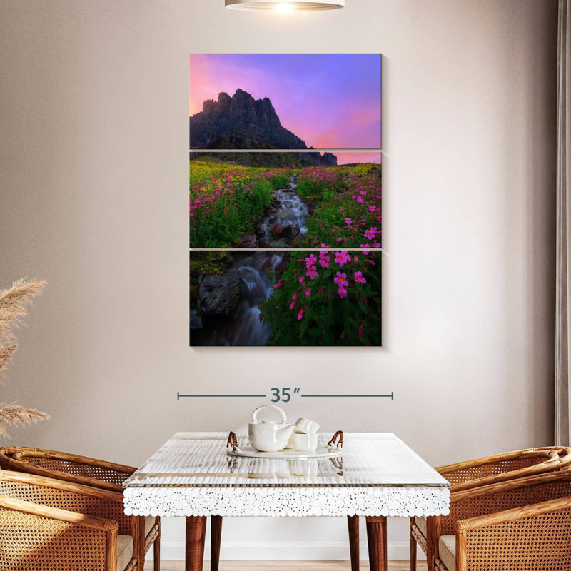 Alvord Scenic Flower Field, H 50 po x l 32 po