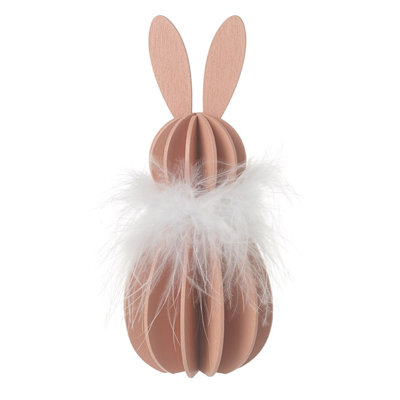 Small Wooden Concertina Rabbit