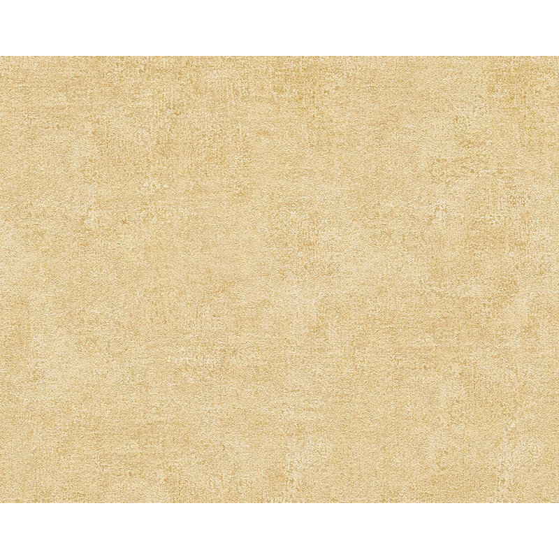 Rouleau de papier peint Mihalis, Beige / jaune / métallique, L 33 pi x l 21 po